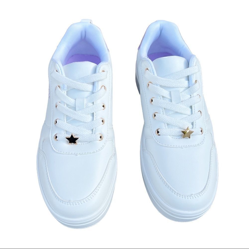 Looney Tunes Bugs Bunny White-Purple Sneaker Shoes - Picture 4 of 13
